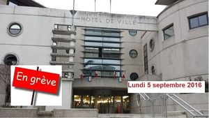 5 Septembre : les agents de la ville d'Argenteuil en grève