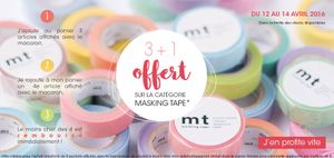 Opération 3 = 4 sur le masking tape