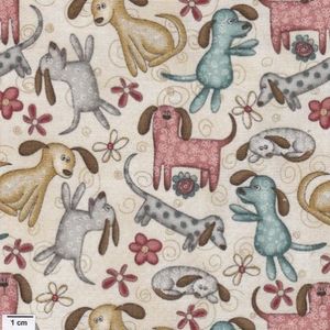 Des nouveautés: tissus patch et toiles à broder