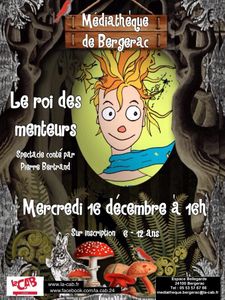 Mercredi 16 décembre: spectacle conté à la médiathèque