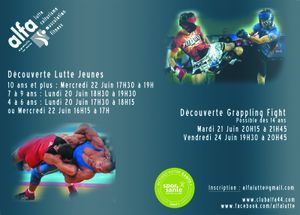 En Juin, Initiation Lutte et Grappling Fight