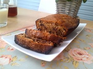 Owen's cake (cake banane noix chocolat)