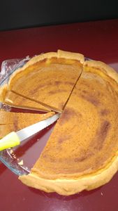 Le pumkin pie de ma collègue Sirli