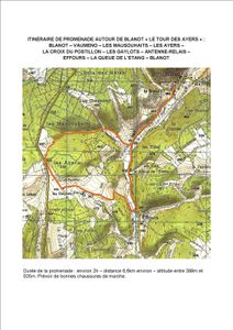 Une promenade-goûter autour de Blanot samedi 26 juillet 2014