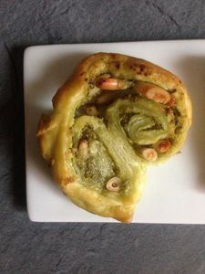 Palmiers pesto-parmesan