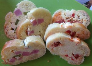 Pain apéro jambon-cornichons
