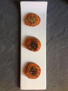 Abricots rôtis aux herbes aromatiques
