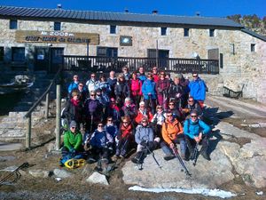 retour du stage dans les Pyrénées