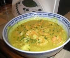 Curry de crevettes à la mangue