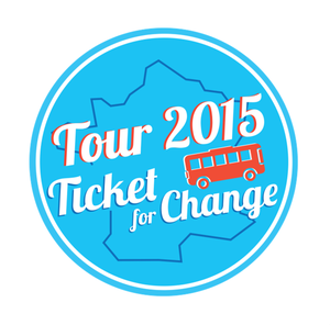 Suivez @0biAnne et le #Tour2015 Ticket for Change !