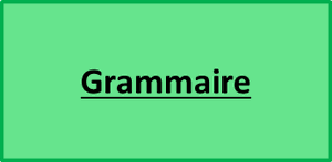 Les classes de mots