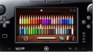 Exemple de palette possible, ici au crayon de couleur