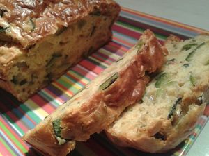 Cake fraîcheur aux courgettes