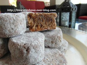 Petites bouchées moelleuses amandes noisettes, sans beurre et sans farine
