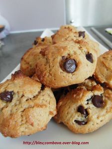 Cookies extra moelleux aux pépites de chocolat, à la Dakatine et au fromage blanc