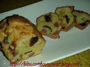 Cakes lardons pruneaux