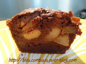 Petits Fondants Chocopoires et Gingembre