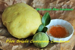 Pâte Brisée Curcuma et Combava