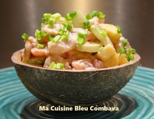 Tartare de Thon aux Bilimbis et à la Banane, Lait de Coco Curry