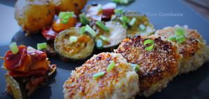 Palets Crousti-Moelleux à la Viande, Riz et Fromage Frais