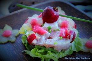 Tartare de Thon aux Goyaviers et Caramboles
