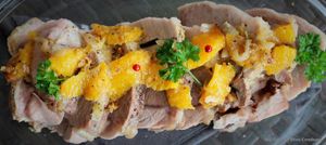 Rôti de Porc Vanillé à l'Orange et au Combava