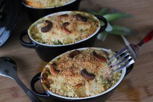 Crumble de la Mer au Massalé Ananas Coco et à la Confiture de Gingembre