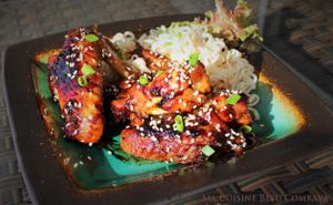 Ailes de Poulet Laquées à ma Façon (Inspiration Asiatique)