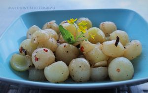 Chouchou Glacé à la Vanille Bleue et Baies Roses