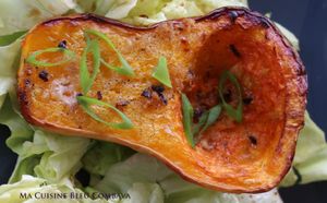 Courge Butternut Rôtie au four, Vanille Bleue Gingembre, tout simplement