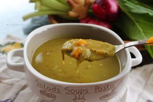 Soupe aux légumes poêlés, Saveurs Créoles