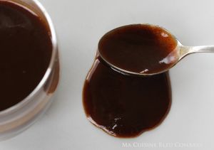 Sauce Très Vanille Bleue, Miel Gingembre -Sauce d'accompagnement pour une viande-