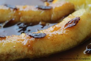 Bananes Flambées façon Christian Antou (orange-café-rhum)