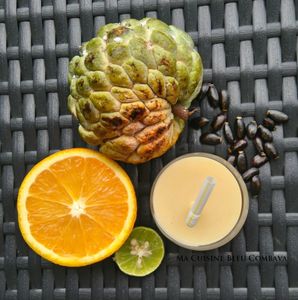 Smoothie aux Zattes (Pomme-cannelle) et aux agrumes