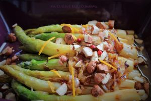 Asperges Confites à l'Orange