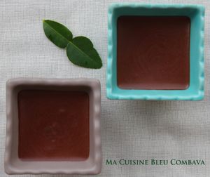 Petits Pots de Crème Coco Chocombava (façon ganache)