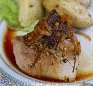 Rouelle de Porc à la Créole (cuisson à la marmite)
