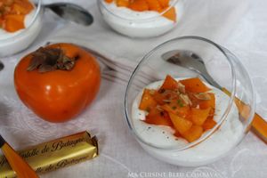 Coupes aériennes vanillées aux Kakis citronnés