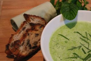 Soupe de Petits Pois à la Menthe- So British!