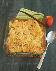 Crumble aux fruits de Provence et à la Vanille Bleue