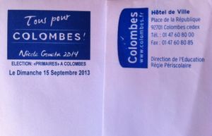 COLOMBES : LES PRIMAIRES UMP ça PROMET
