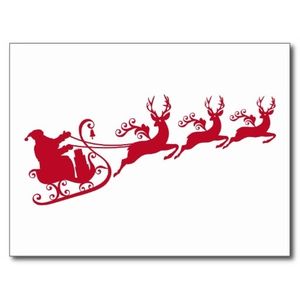 Le chariot du Père Noël à Castelnau le Lez
