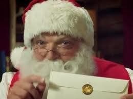 Le père Noël a un message pour toi.