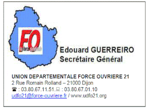 Objet : UDFO21 : Votation