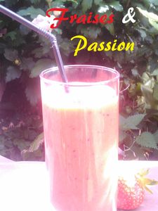 smoothie fraises-passion