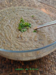 velouté de lentilles au curry