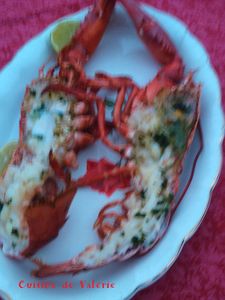 Homard grillé