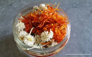 Camomille romaine, calendula