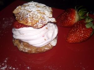 Choux à la fraise