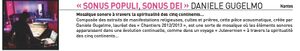 Sonus Populi, Sonus Dei (2013)